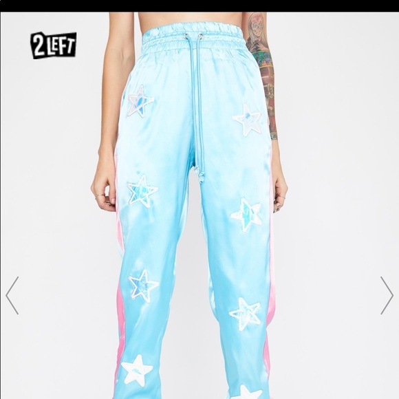 Dolls Kill Pants - Brand new Dolls Kill satin joggers